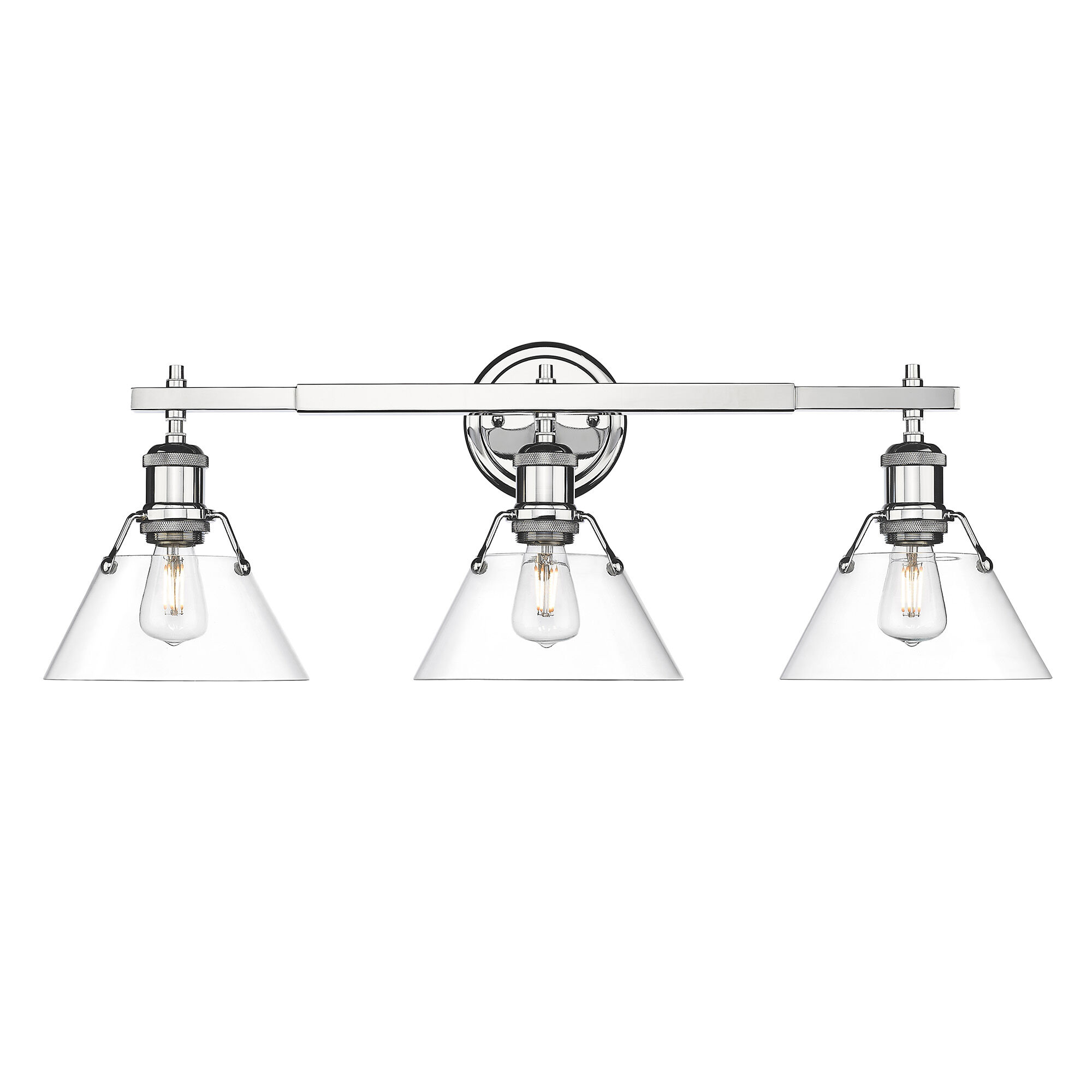 Chrome vanity light fixture sale
